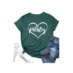 Women Printed Gym Shirts for Yoga and Pilates Classes