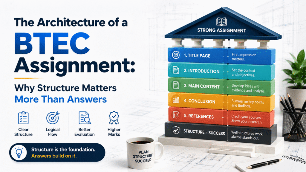 The Architecture of a BTEC Assignment: Why Structure Matters More Than Answers