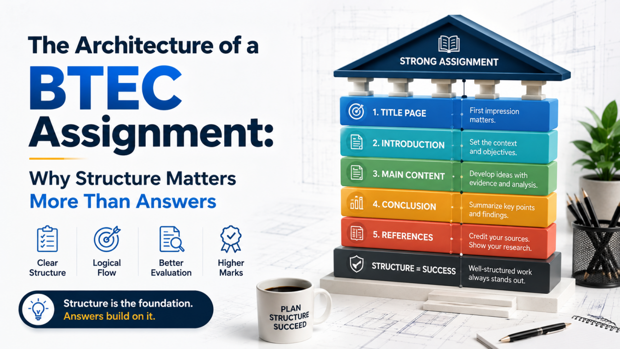 The Architecture of a BTEC Assignment: Why Structure Matters More Than Answers